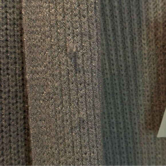 The Limited Long Open Front Grey Cardigan Duster Size M Medium NWT - Picture 4 of 8